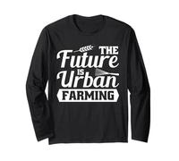 Il Futuro È L'Agricoltura Urbana Maglia a Manica