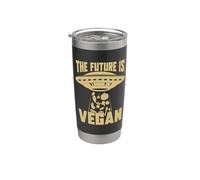 Il futuro è una dieta vegana a base vegetale Dieta vegana vegetariana Bicchiere termico in acciaio inox doppia parete