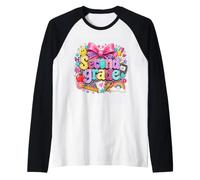 Il Futuro Inizia nel Grafico della Scuola delle Ragazze di seconda elementare di seconda elementare Maglia con Maniche Raglan