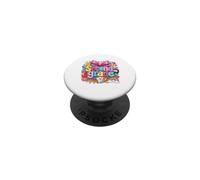 Il futuro inizia nel grafico della scuola delle ragazze di seconda elementare di seconda elementare PopSockets PopGrip Adesivo