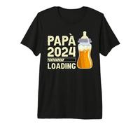 Il Futuro papà, papà in Attesa, papà 2024 Loading... Maglietta Premium