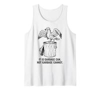 Il Gabbiano impertinente del Cartone Animato Garbage Can Not Garbage Cannot Bird Canotta