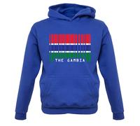 Il Gambia Codice a Barre Stile Bandiera - Bambini Felpa Banjul Africa Paese