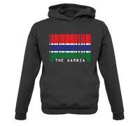 Il Gambia Codice a Barre Stile Bandiera - Bambini Felpa Banjul Africa Paese