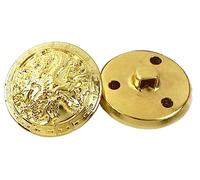 Il gambo decorativo del retro drago abbottona il bottone del metallo di formati 10/30/50pcs 15/20/25mm