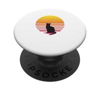 Il gatto ama i tramonti PopSockets PopGrip Adesivo