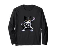 Il Gatto con Il Costume da Scheletro è Un Gatto Ninja Maglia a Manica