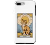 Il gatto dei tarocchi del sole - Mistico tabby arancione con Ener positivo Custodia per iPhone 7 Plus/8 Plus