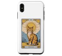 Il gatto dei tarocchi del sole - Mistico tabby arancione con Ener positivo Custodia per iPhone XS Max
