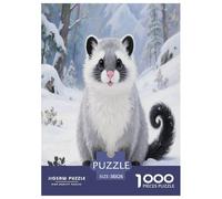 Il gatto di Pallas 1000 Piece Puzzle Games for Adults Challenging & Brainteasing Jigsaw Puzzle Animali domestici carini Home Decors for Adults Gifts 38x26cm/1000pcs