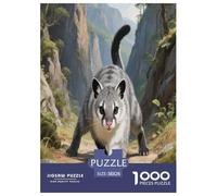Il gatto di Pallas 1000 Piece Puzzle Games for Adults Educational Games Jigsaw Puzzle Animali domestici carini Home Decoration for Boys And Girls 38x26cm/1000pcs