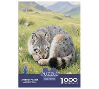 Il gatto di Pallas 1000 Piece Puzzle Games for Adults Educational Games Jigsaw Puzzle Animali domestici carini Home Decoration for Boys And Girls 70x50cm/1000pcs