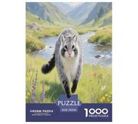 Il gatto di Pallas 1000 Piece Puzzle Games for Adults Fun, Challenging & Brainteasing Jigsaw Puzzle Animali domestici carini Home Decors for Adults Gifts 70x50cm/1000pcs
