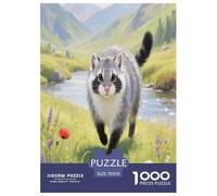 Il gatto di Pallas 1000 Piece Puzzle Games for Adults Relaxation Jigsaw Puzzle Animali domestici carini Home Decoration for Boys And Girls 70x50cm/1000pcs