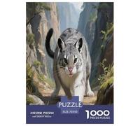 Il gatto di Pallas 1000 Piece Puzzle Games for Adults with Extra Fun Challenges Jigsaw Puzzle Animali domestici carini Home Decors for The Whole Family 70x50cm/1000pcs