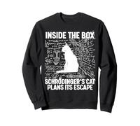 Il Gatto di Schrodinger pianifica la Sua Fuga Felpa