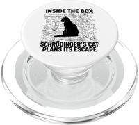 Il gatto di Schrodinger pianifica la sua fuga PopSockets PopGrip per MagSafe