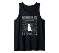 Il Gatto di Schrodinger The Escape Plan Funny Science Cat Canotta