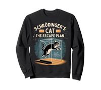 Il Gatto di Schrödinger: l'amante della Fisica del Piano di Fuga Felpa