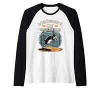 Il Gatto di Schrödinger: l'amante della Fisica del Piano di Fuga Maglia con Maniche Raglan