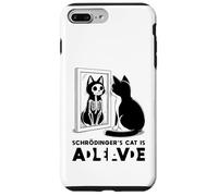 Il gatto di Schrödinger morto e vivo Meccanica quantistica Fisica Custodia per iPhone 7 Plus/8 Plus