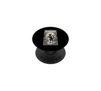 Il gatto di Yule Solstice d'inverno Buon Natale buio PopSockets PopGrip Adesivo