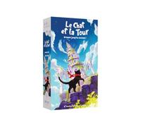 Il Gatto e la Torre - Gioco di Destrezza Cooperativa o Competitiva | Unfriendly Games | 1-5 Giocatori | Da 8 Anni | 20 Min | Poetica & Touch | Blackrock Games