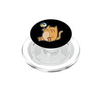 Il gatto gioca a pallavolo PopSockets PopGrip per MagSafe
