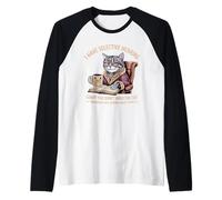 Il gatto ha un udito selettivo che non hai tagliato Maglia con Maniche Raglan