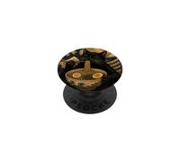 Il gatto mangia ramen retrò cibo giapponese tagliatelle divertenti ramen gatto PopSockets PopGrip Adesivo