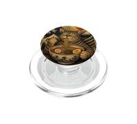 Il gatto mangia ramen retrò cibo giapponese tagliatelle divertenti ramen gatto PopSockets PopGrip per MagSafe