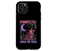 Il gatto Perfectly Under The Moon Custodia per iPhone 11 Pro
