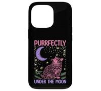Il gatto Perfectly Under The Moon Custodia per iPhone 13 Pro
