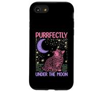 Il gatto Perfectly Under The Moon Custodia per iPhone SE (2020) / 7/8