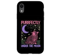 Il gatto Perfectly Under The Moon Custodia per iPhone XR