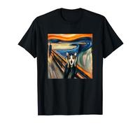 Il gatto urlo Munch Espressionismo Arte Maglietta