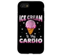 Il gelato è il mio cardio spiritoso dolce citazione Custodia per iPhone SE (2020) / 7 / 8