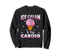 Il gelato è il mio cardio spiritoso dolce citazione Felpa