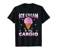 Il gelato è il mio cardio spiritoso dolce citazione Maglietta