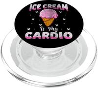 Il gelato è il mio cardio spiritoso dolce citazione PopSockets PopGrip per MagSafe