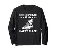 Il Gelato è Il Mio Posto Felice Maglia a Manica