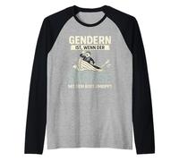 Il Genere è Quando Il sassone Si ribalta dalla Camicia da Maglia con Maniche Raglan