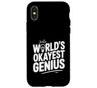 Il genio più buono del mondo per persone intelligenti e nerd Custodia per iPhone X/XS