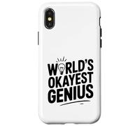 Il genio più buono del mondo per persone intelligenti e nerd Custodia per iPhone X/XS