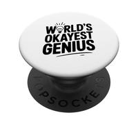 Il genio più buono del mondo per persone intelligenti e nerd PopSockets PopGrip Adesivo