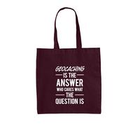 Il Geocaching È La Risposta - Borsa In Tela - Geo Caches Cache Caccia Al Tesoro