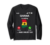Il Ghana Sta chiamando e Devo Andare in Vacanza in Ghana Maglia a Manica