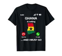 Il Ghana Sta chiamando e Devo Andare in Vacanza in Ghana Maglietta