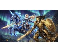 Il Ghiaccio e il Cavaliere d'Oro Puzzle 1000 Pezzi,Gioco Educativo,dai 14 Anni,Decorazione Casa,Adulti E Ragazzi,Sfida Impossibile,Cartone Di Qualità,Idea Regalo,Antistress 52x38cm