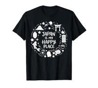 Il Giappone è Il Mio Posto Felice Nippon Viaggi Cultura Giapponese Maglietta